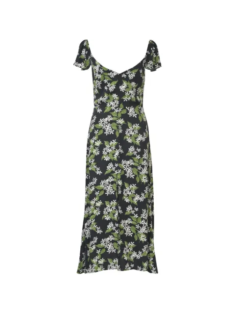 Reformation Baxley floral-print dress Black NAPPUHKCL376752W