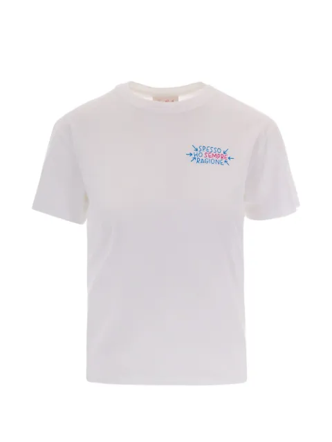 MC2 Saint Barth Emilie I'm Often Always Right T-shirt White EMI0001