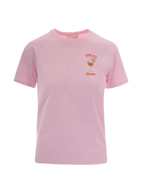 MC2 Saint Barth Emilie Spritz Queen T-shirt Pink EMI0001