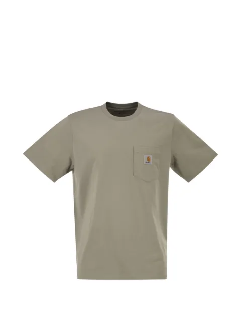 Carhartt WIP logo-patch pocket T-shirt Green I030434