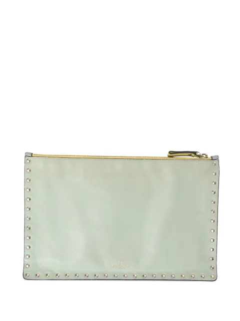 Valentino Garavani Pre-Owned Rockstud clutch bag Blue NAPPUHKBA445202W