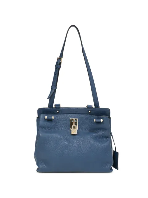 Valentino Garavani Pre-Owned Joylock padlock shoulder bag Blue NAPPUHKBA466627W
