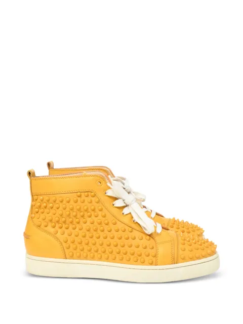 Christian Louboutin Pre-Owned Louis Spike high-top sneakers Yellow MRPPUHKSH449245M