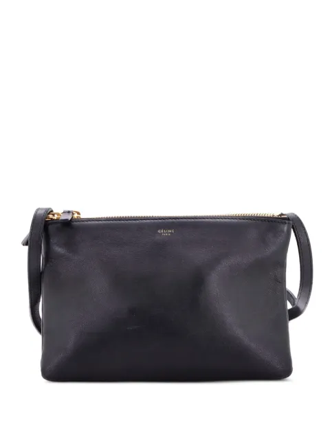 Celine Pre-Owned Trio Leather Small crossbody bag Black 601AG271E2A9TN96