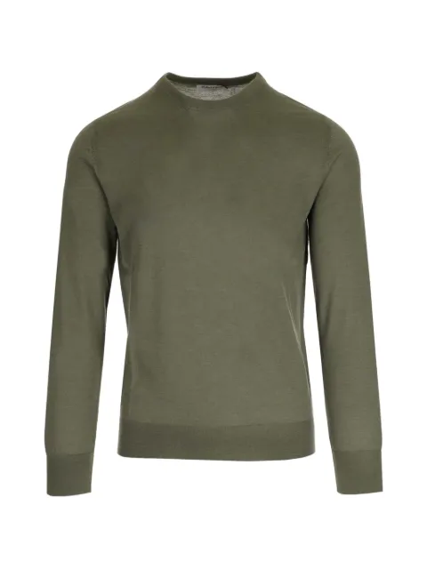 Al Duca D’Aosta 1902 fine-knit crew-neck T-shirt Green 73AGIROCOSILKA