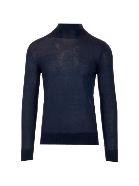 Al Duca D’Aosta 1902 roll-neck long-sleeve T-shirt Blue 73ADOLCEVSILKA