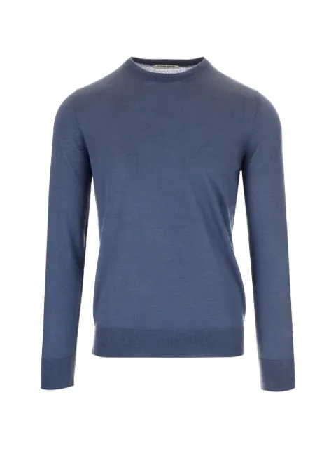 Al Duca D’Aosta 1902 ribbed-trim long-sleeve T-shirt Blue 73AGIROCOSILKA