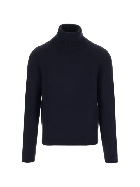 Al Duca D’Aosta 1902 ribbed-trim cashmere sweater Blue CDMAN04F2
