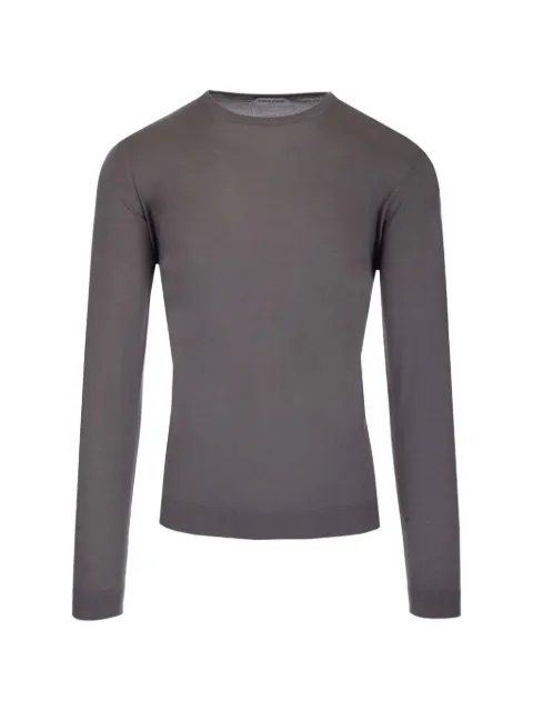 Al Duca D’Aosta 1902 crew-neck long-sleeve T-shirt Grey GC1ML18021R