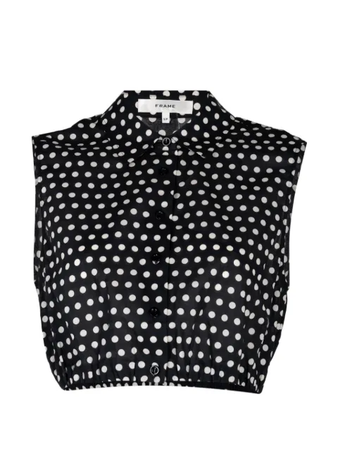FRAME polka-dot shirt Black WE26WSH024