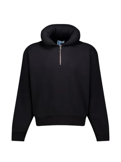 3.PARADIS Pillow Neck quarter-zip sweater Black T039AW25M
