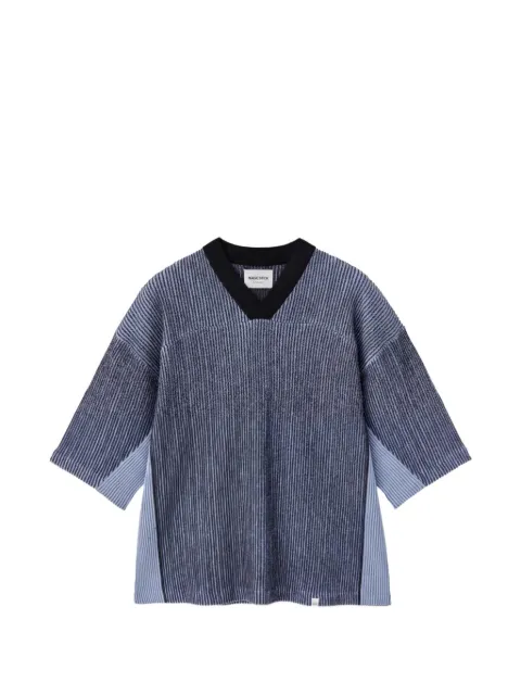 Magic Stick V-neck T-shirt Blue 25SSMS5036
