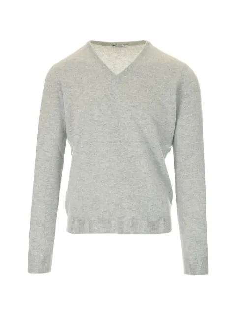 Al Duca D’Aosta 1902 V-neck ribbed-trim sweater Grey CV1MLCA12R