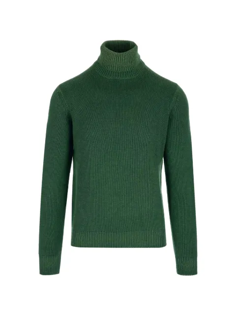 Al Duca D’Aosta 1902 ribbed-knit roll-neck sweater Green DV1MLWSC5RV