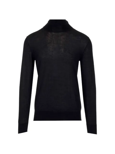 Al Duca D’Aosta 1902 roll-neck long-sleeve T-shirt Black 73ADOLCEVSILKA