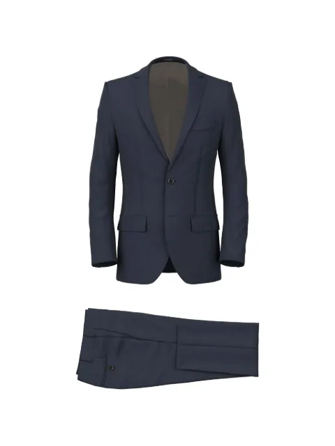 Al Duca D’Aosta 1902 single-breasted notch-lapel suit Blue A057EFVBC02