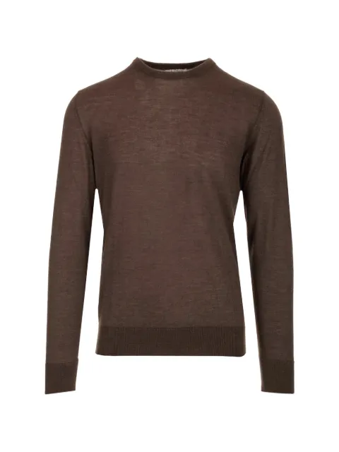 Al Duca D’Aosta 1902 crew-neck knitted sweater Brown 73AGIROCOSILKA