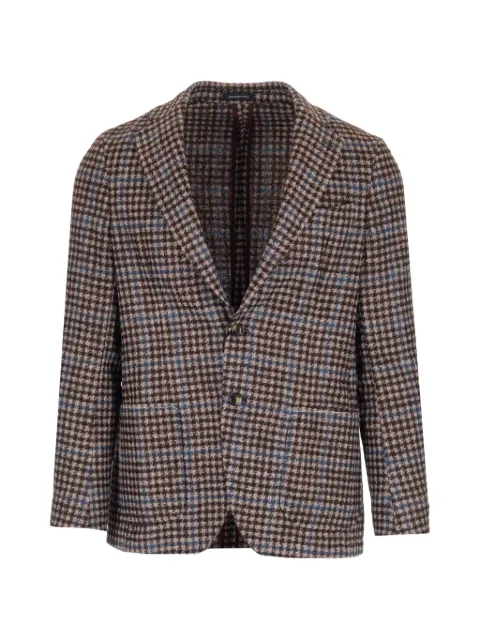 Al Duca D’Aosta 1902 check wool blazer Brown D74QC0619