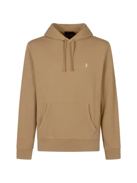 Polo Ralph Lauren logo-embroidered drawstring hoodie Brown 710916690505
