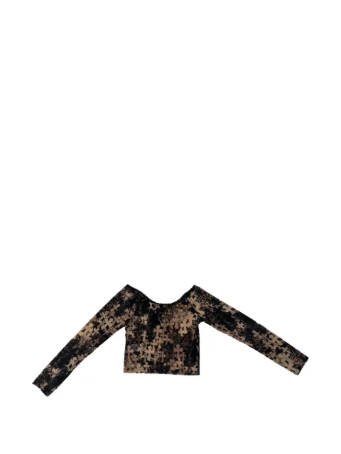 Chrome Hearts Waterfall cross-print top Neutrals CHRM1280