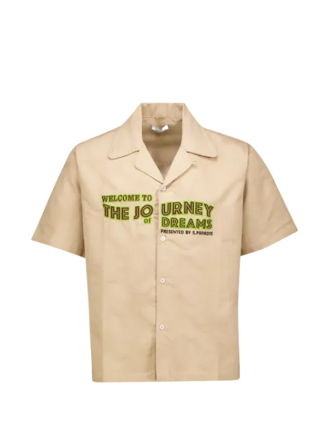 3.PARADIS Journey of Dreams ripstop shirt Neutrals 3PSS25WJDB