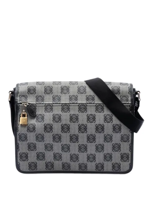 Loewe Pre-Owned 2009 Anagram Coated Canvas Messenger Bag crossbody bag Grey DRII56T0GH8XJK0A