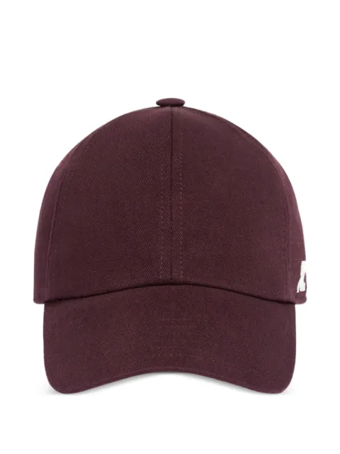 Courrèges logo-patch cotton cap Red 326TCT049CO0134