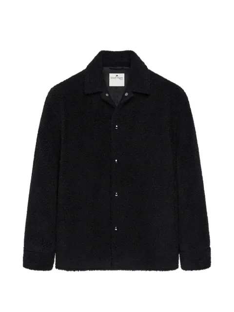 Courrèges wool-blend shirt jacket Black 326CCH151WO0179