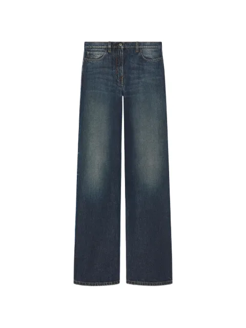 Courrèges faded-effect wide-leg jeans Blue 326DPA764DE0061