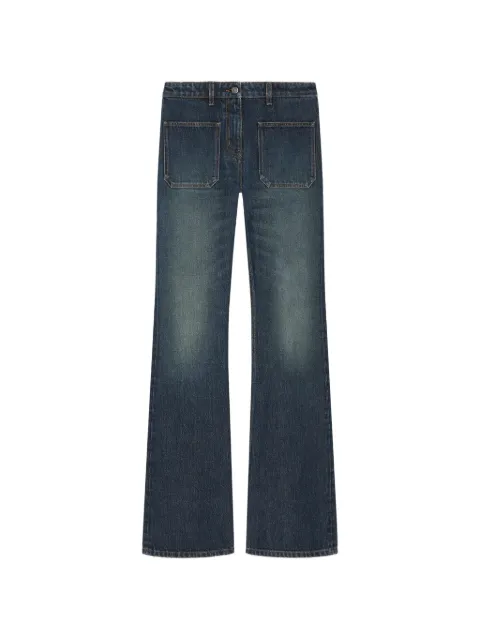 Courrèges embroidered AC logo denim Blue 326DPA765DE00617052