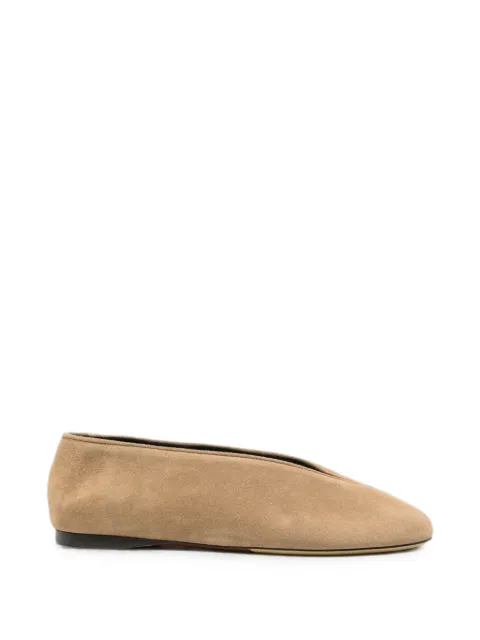 Moschino round-toe ballet flats Neutrals MA11010C1OME0104