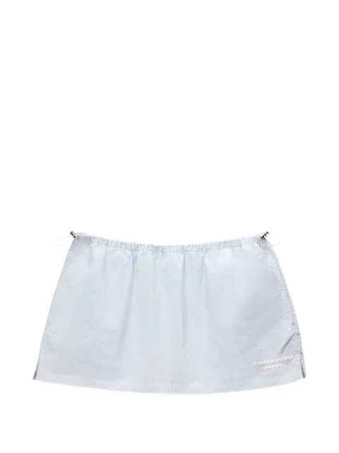 Alexander Wang bungee mid-rise mini skort Blue 1WC3265423