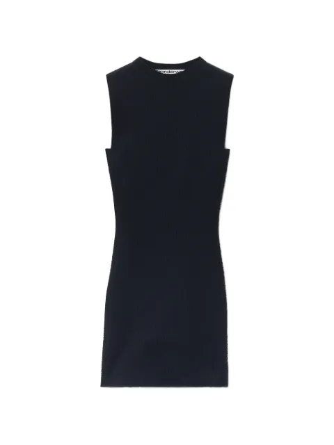 Alexander Wang rib-knit mini dress Black 1KC3266049