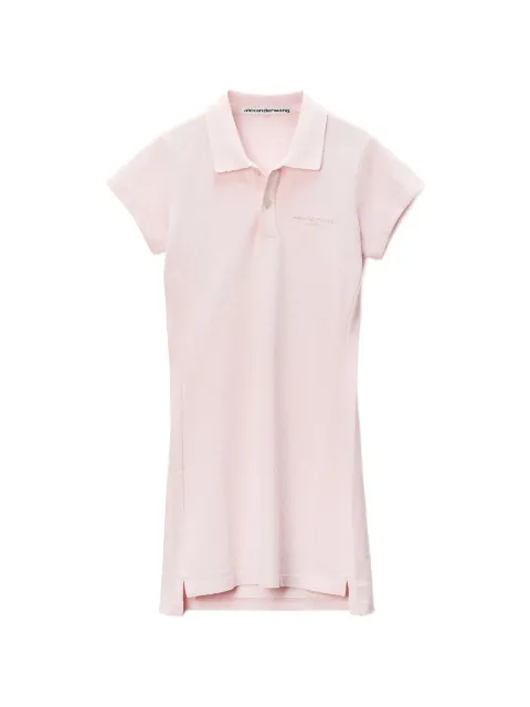 Alexander Wang crystal polo mini dress Pink 1CC3266040