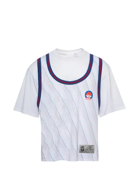 Le Pere Jock layered T-shirt White LPMK0042174