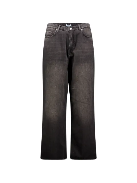 3.PARADIS padded wide-leg jeans Black P053AW25M
