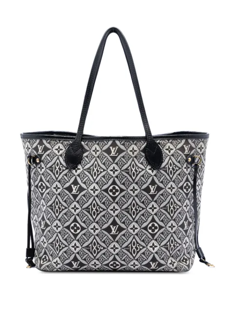 Louis Vuitton Pre-Owned 2020 Monogram Jacquard Since 1854 Neverfull MM tote bag Black KQMBMHH5D0956SCS