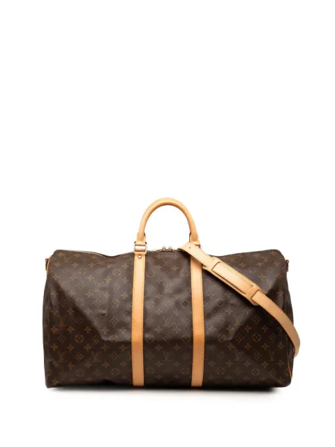 Louis Vuitton Pre-Owned 1999 Monogram Keepall Bandouliere 50 travel bag Brown 03NV5DHYPBEWSAQP