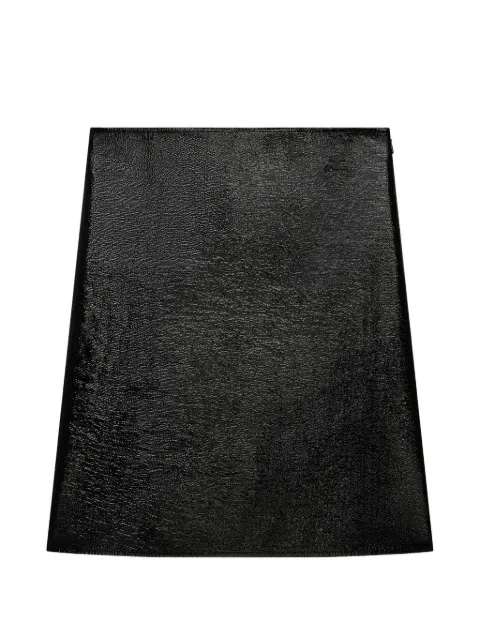 Courrèges A-line mini skirt Black 326CJU397VY0014