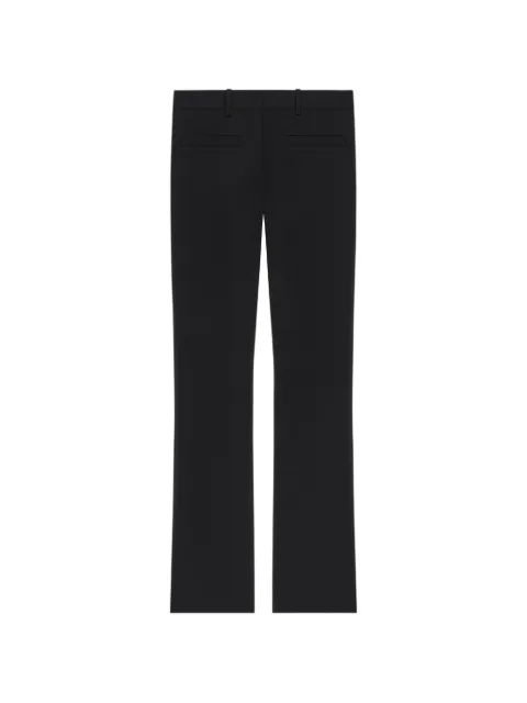 Courrèges tailored bootcut trousers Black 326CPA786PL0159