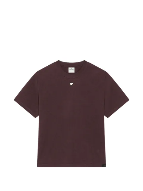 Courrèges oversized T-shirt Red 325JTS203JS0233