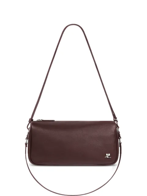 Courrèges small Three Sixty leather shoulder bag Brown 226GSA231CV00344010