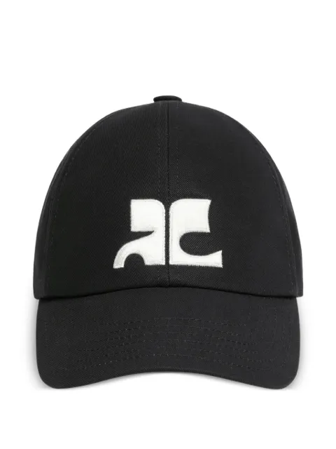 Courrèges AC logo-embroidered cap Black 326TCT050CO0134