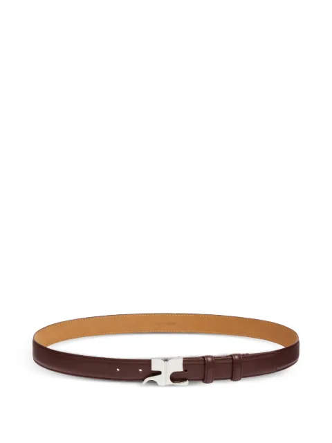 Courrèges AC logo-plaque belt Red 425ACE020CV0034