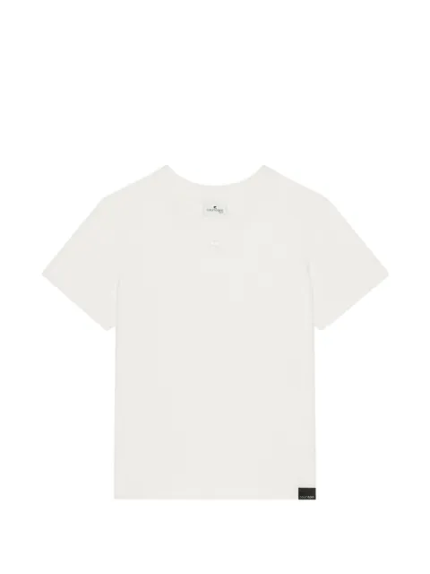 Courrèges logo-patch T-shirt White 326JTS217JS0233