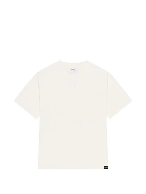 Courrèges Kiss-print oversized T-shirt White 325JTS203JS0310