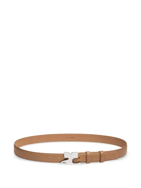 Courrèges AC logo-plaque belt Neutrals 425ACE020CV0034