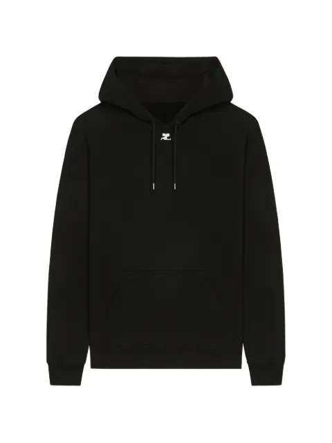 Courrèges Kiss print hoodie Black 326JHO060JS0307B269