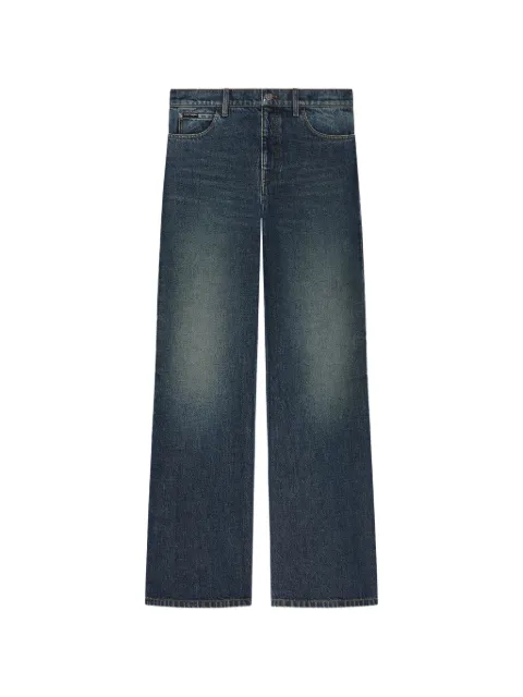Courrèges blue denim hammer baggy pants Blue 326DPA708DE0061