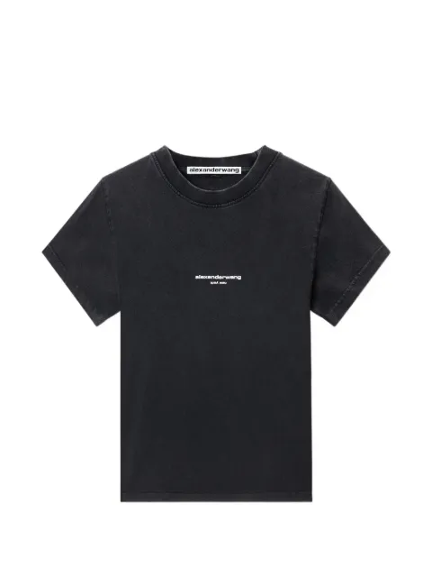 Alexander Wang logo-print T-shirt Black 1CC3261302